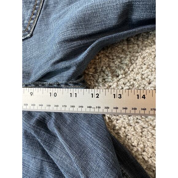 Levis 527 Mens Blue Jeans - Slim Fit Boot Cut Denim - tag 32 X 30 (32X30.5) - Picture 8 of 12